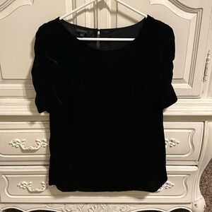 Velvet Black Blouse